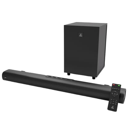 iGear Amplify (iG-1089) 120W Bluetooth Soundbar with HiFi Bass & Subwoofer,Remote Control -Black