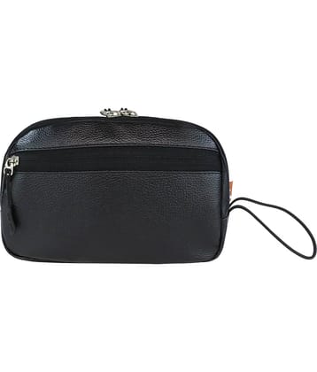 Pu Leather Multipurpose Pouch - Black