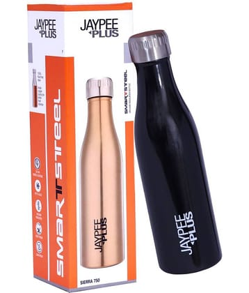 Jaypee Plus - Sierra 750  Black 750 mL Water Bottle ( Set of 1 )