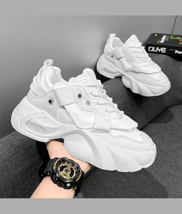 Akiko Shadow Pulse X1 White Men's Sneakers
