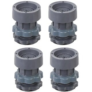 Arni Grey Plastic Washing Machine Stand Anti Vibration Pads Washer Foot Pads Dryer