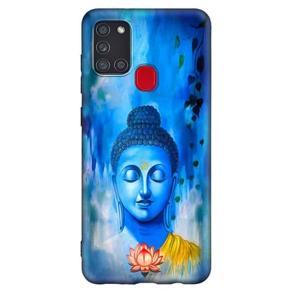 Beautiful Buddha  Samsung A21S Premium Embossed Mobile cover