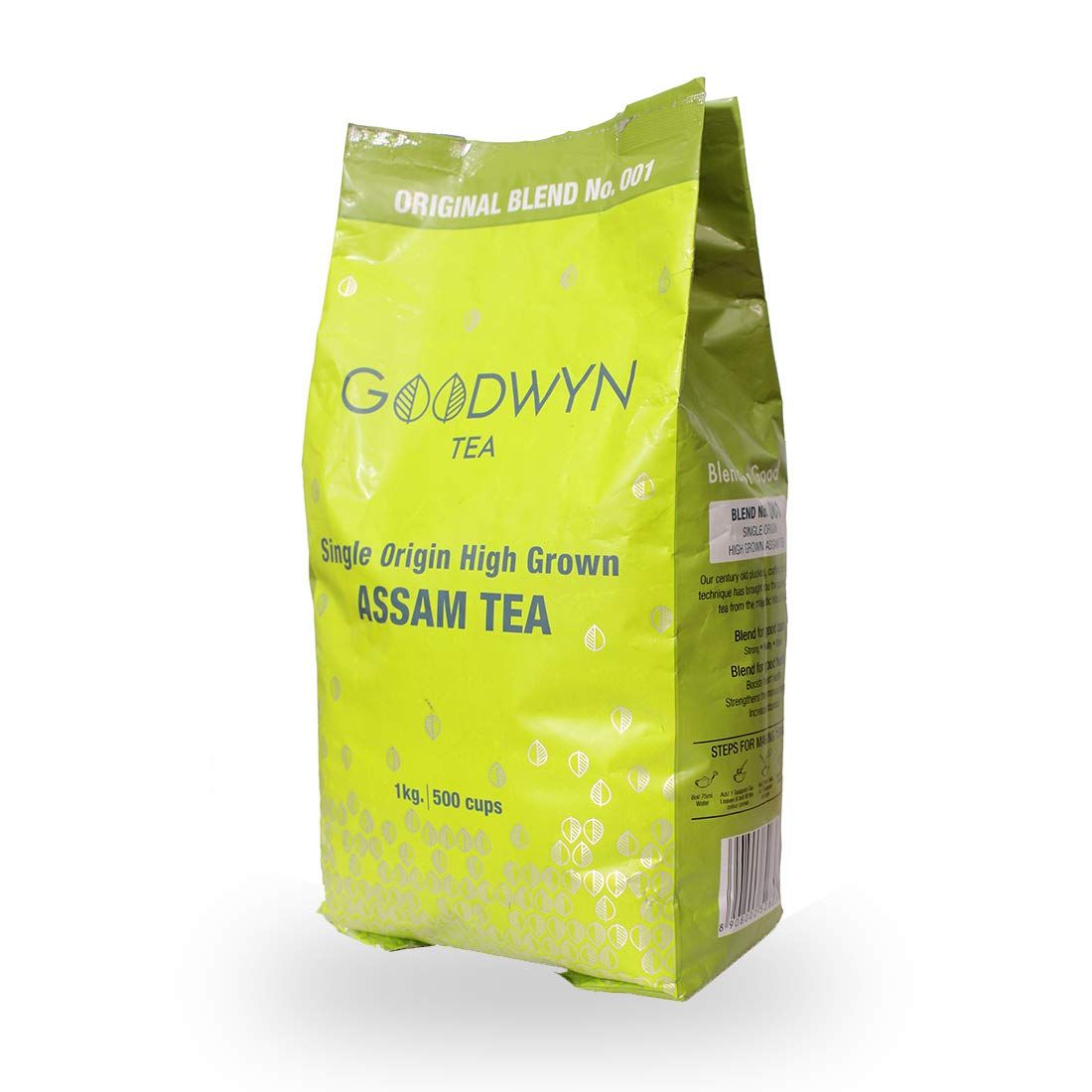 Goodwyn Kadak CTC Black Tea / Doodh Chai (1 Kg) | From Own Tea Estates | 100% Natural | Made from Curled Long Leaf Loose Tea | Low Caffeine Non Bitter | Rich in Antioxidants