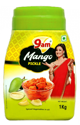 9am Mango Pickle, 1 Kg