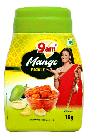 9am Mango Pickle, 1 Kg