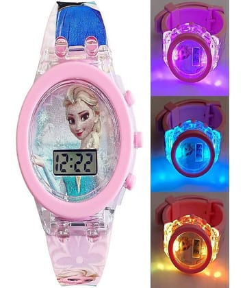 Renaissance Traders - Multicolor Dial Digital Girls Watch ( Pack of 1 )