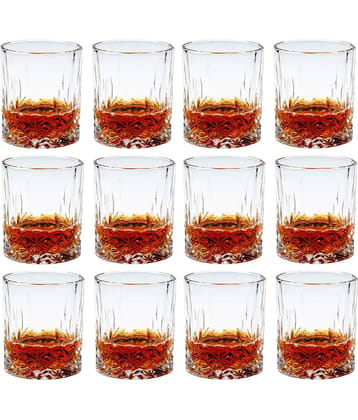Somil Whisky  Glasses Set,  200 ML - (Pack Of 12)