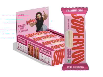 Superyou Wafer Bar - Strawberry (Pack of 10)
