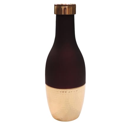 Copper Drinking Water Bottle – Pure Ayurvedic Copper Health Bottle, Height : 11 Inch (BCMAS202 A)