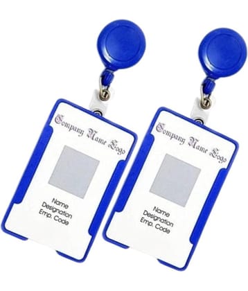 Dey 's stationery store Plastic Card Holder ( Pack 2 )