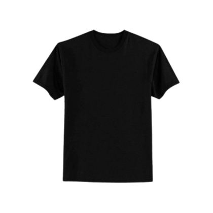 Regular Fit T-Shirt, Balck, XL (Unisex)