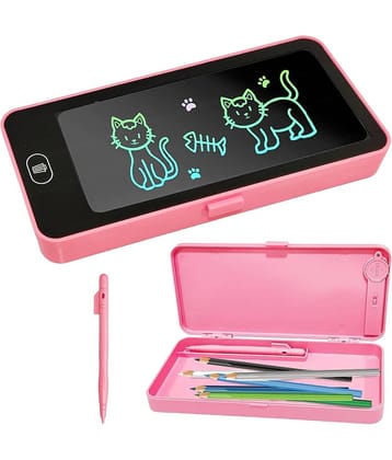 Gadget Deals - Pencil case for Girls | Pencil case for Kids | Writing Tablet |LCD Display- pencilcase Pouch | Pencil Box for Kids Girls | LCD Drawing Pencil Box |pad-for Schools(Color May Vary)