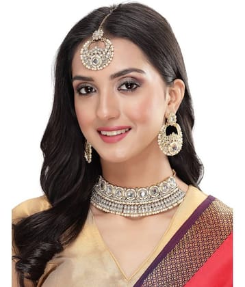 Sukkhi Green Alloy Necklace Set ( Pack of 1 )