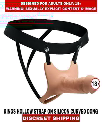 Premium Quality New Sexy toy L U X Y Hollow Strap-On Dildo Silicon And Curved Dong Strap-On For Men
