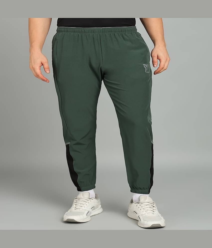 YUNEK Green Polyester Men's Trackpants ( Pack of 1 )