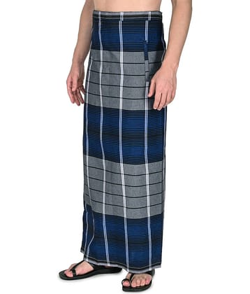 GOWRI TEX Cotton Blend Men's Dhoti Multicolor ( Pack of 1 )