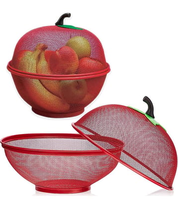 THRIFTKART Steel Multicolor Food Container ( Set of 1 )
