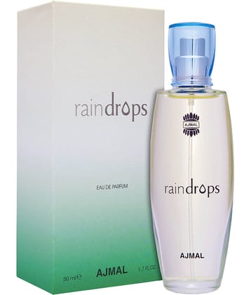 Ajmal Raindrops EDP 50ML Long Lasting Perfume Gift For Women Made In Dubai Pack of 1