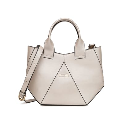Unique Shaped Satchel (M)-Cream