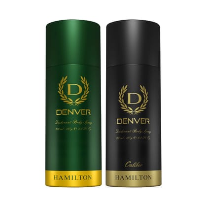 Denver Pack of 2 Deos (Hamilton + Caliber) - 200ml Each