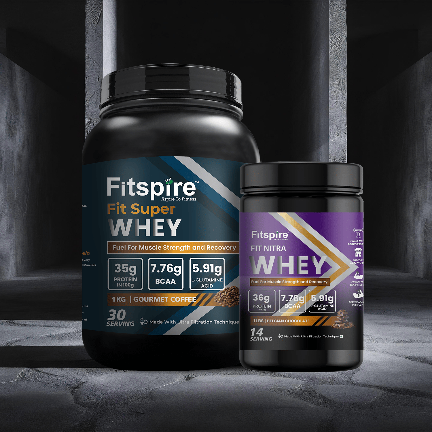 Fit Super Whey Protein With Fit Nitra Whey (1 Lbs)