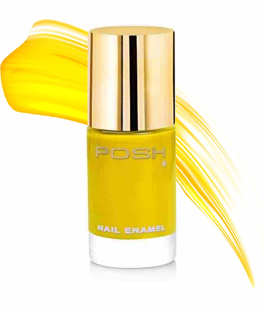 Posh Nail Polish Yellow Glossy 9 mL