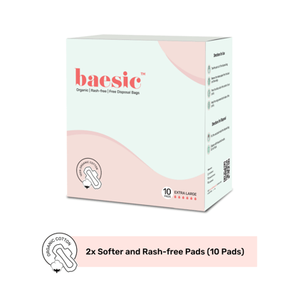 2x Softer and Rash-free Heavy Flow Sanitary Pads - Pack of 10