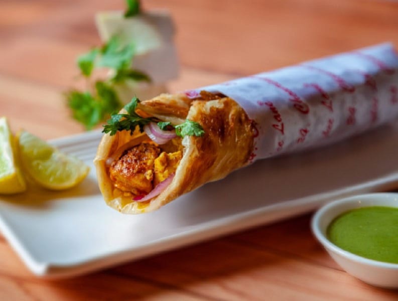 Paneer roll.