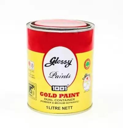 1001 GOLD PAINT DUAL PACK SOLVENT BASE I WALL IHigh Gloss Finish Paint for Interior Exterior Metal & Wood Surfaces with Fast Drying Anti-Rust & Complete Coverage (1 Ltr) 1001 GOLD PAINT DUAL PACK SOLVENT BASE I WALL IHigh Gloss Finish Paint for Interior Exterior Metal & Wood Surfaces with Fast Drying Anti-Rust & Complete Coverage (1 Ltr)