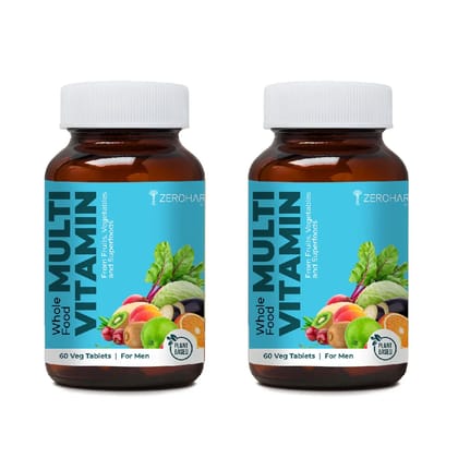 Best Whole Food Multivitamin Tablets for Men 60 Tablets