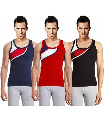 Rupa Frontline Multi Sleeveless Vests Pack of 3