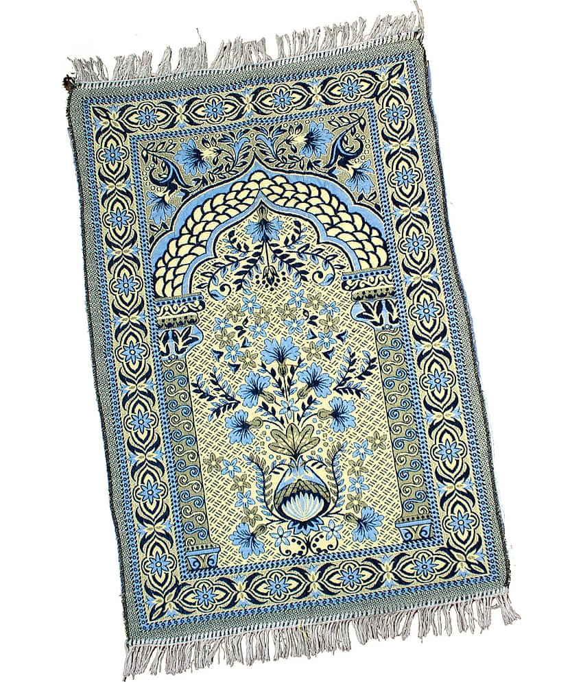 ADIRNY Yellow Single Cotton Prayer Mat ( 110 X 70 cm )