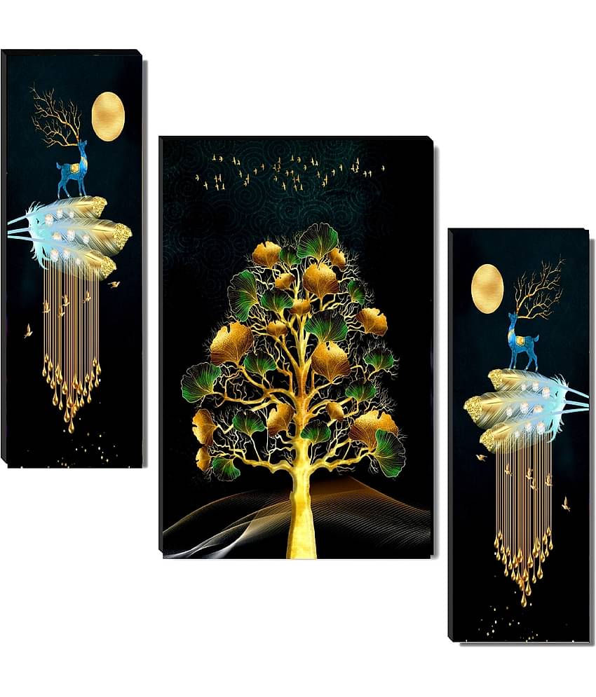 SNDArt - Flower Pots Wall Painting For Living Room Gift Items 12 x 18 inch