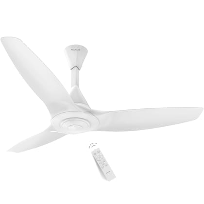 Polycab Silencio Cruiser 1200mm 5-Star BLDC, Remote Ceiling fan for home | Free Installation | 55% Energy Saving, 100% Copper, High Air Delivery, 6 Speed Setting | 4-yr Warranty【White】