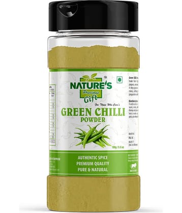 Natures Gift Green Chilli Powder - 3.5 Oz Spice Jar Powder 100 gm