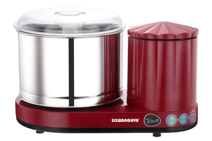 2 Lit VARNA Table top Wet Grinder with Attachment - Maroon 2 Lit VARNA Table top Wet Grinder with Attachment - Maroon