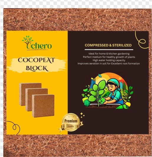 Coco peat (block) 1 KG