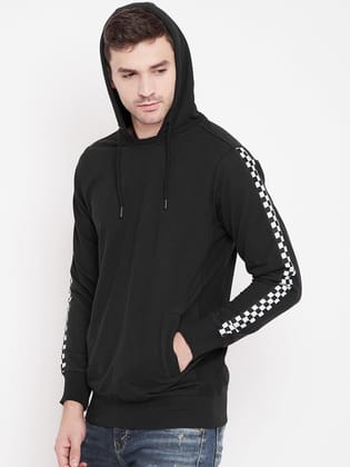 18-SLEEVE-CKECK-TAPE-L / Black
