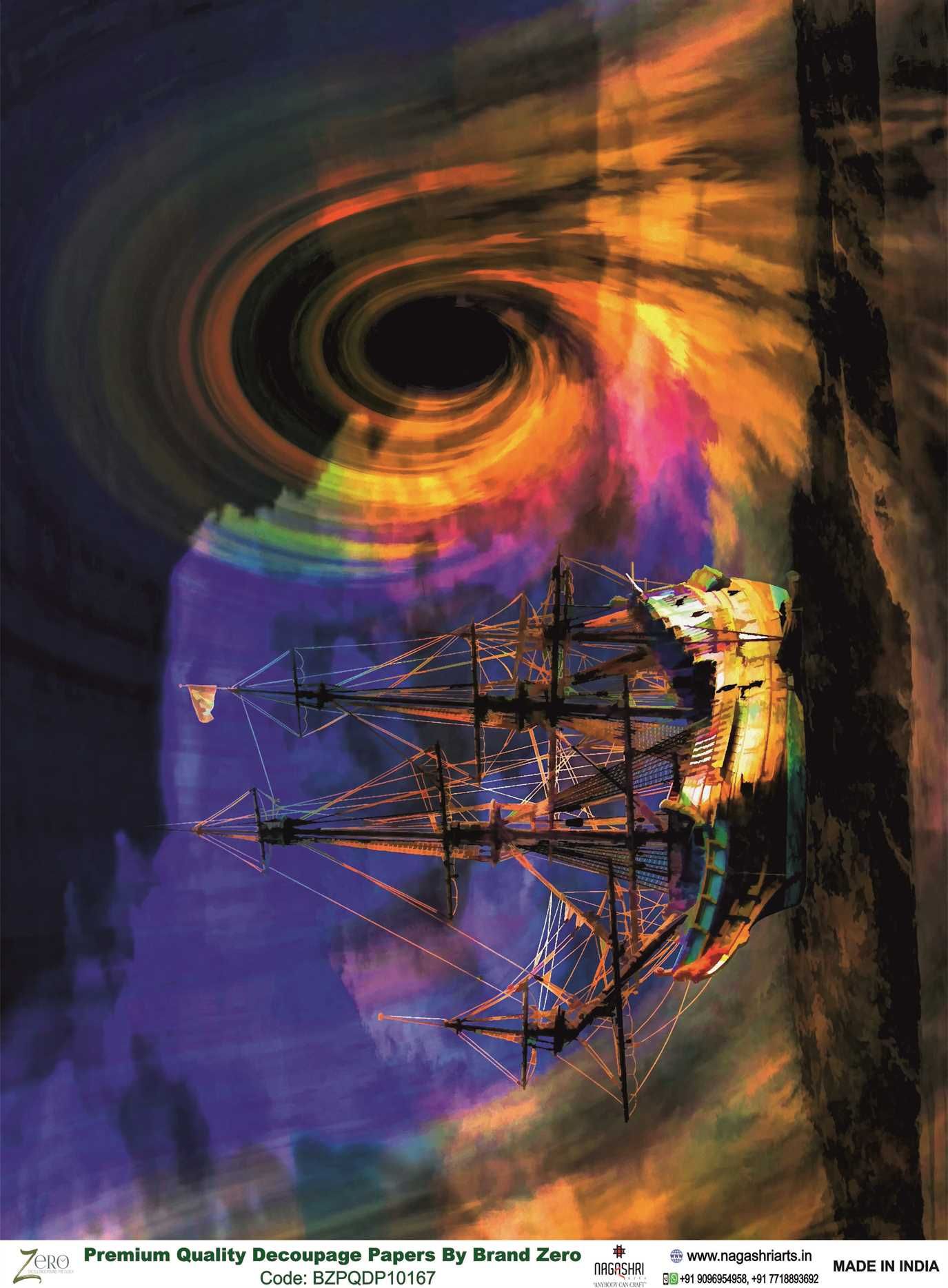 Brand Zero Premium Quality Decoupage Paper Pack of Two - Design Code: BZPQDP10167