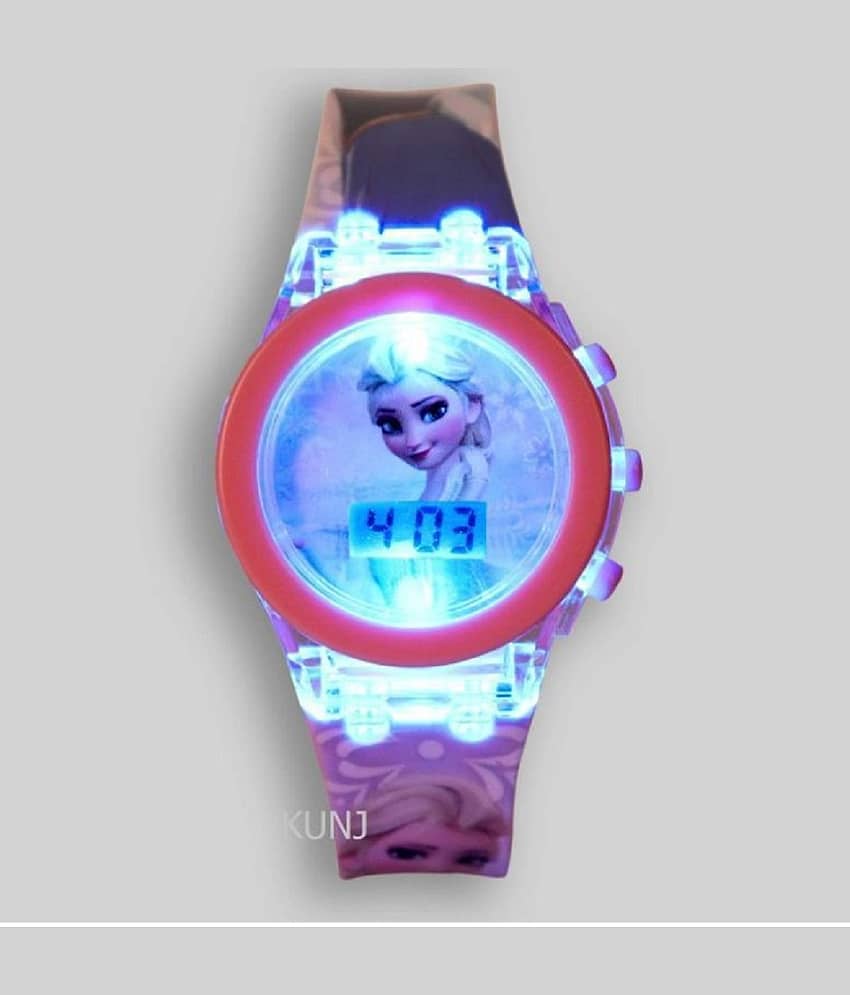 Disco Glowing Light FROZEN PRINCESS LED Watch