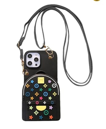 Bella - Cute Luxury Crossbody Wallet Case with Adjustable Strap iphone 16 PLUS