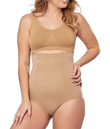 TESMEZY Pack of 1 Cotton Women's Waist Cincher ( Black )