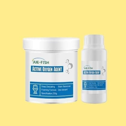 Toilet Active Oxygen Agent (Pack of 2) | Powerful Bathroom Cleaner for Odor Removal, Stain Removal & Deep Hygiene