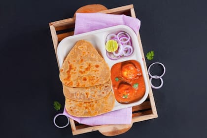 Dum Aloo & Paratha Meal