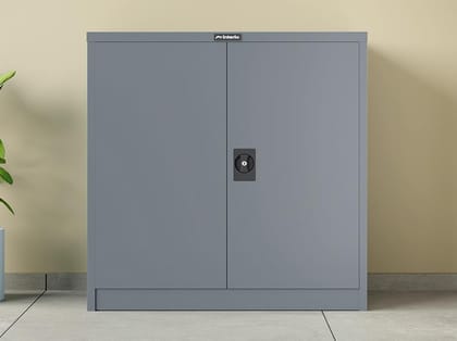 Storofix 2-Door Minor Metal Storage Almirah (Telegrey-2)- 1-Year Warranty, 1 Shelf