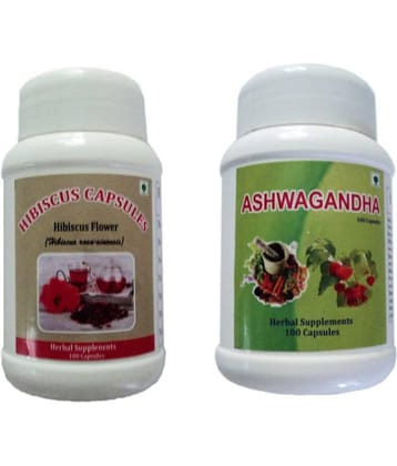 BioMed HIBISCUS CAPSULES,ASHWAGANDHA Capsule 100 no.s