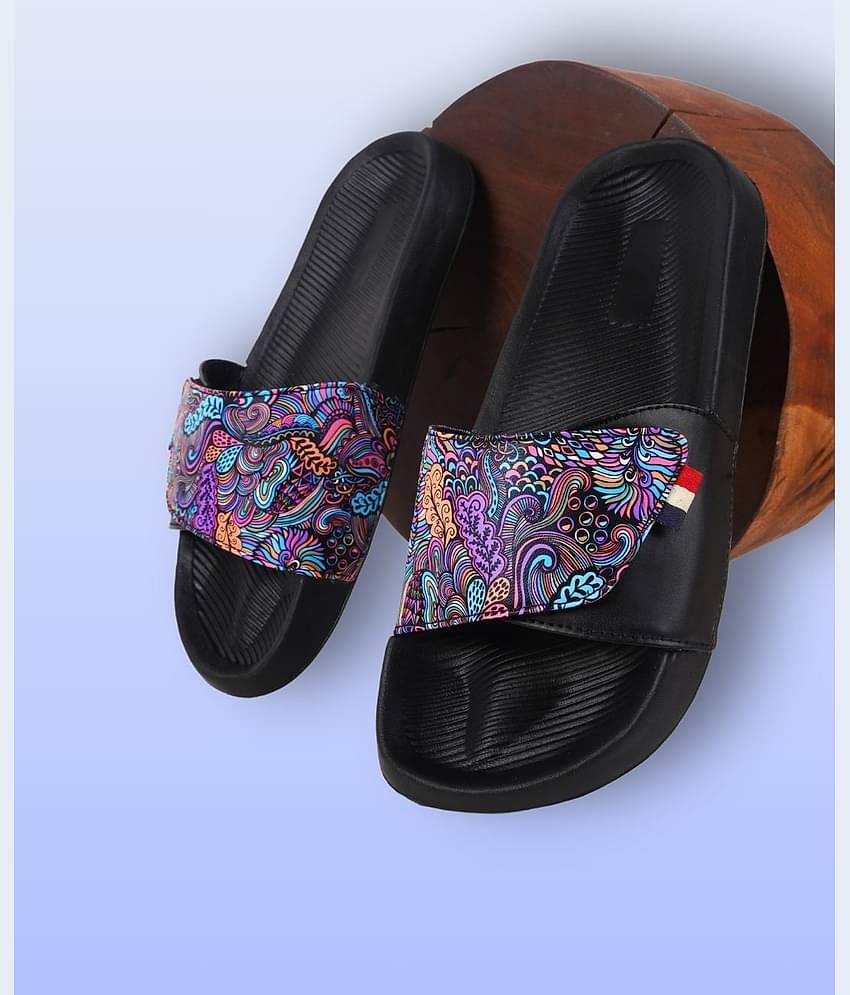 Q tick Sea Green Men's Slide Flip Flop