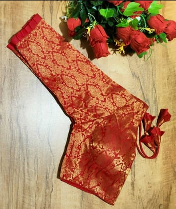 Long sleeve Banarsi-Red