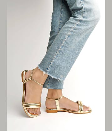 Shoetopia - Gold Women's Flats