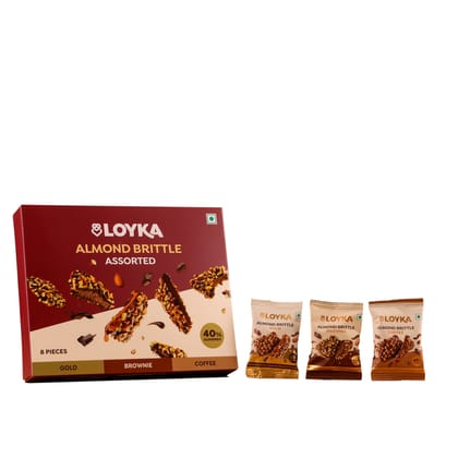 Loyka Almond Brittle (140g) | Assorted Chocolate Gift Box | Gifting & Snacking